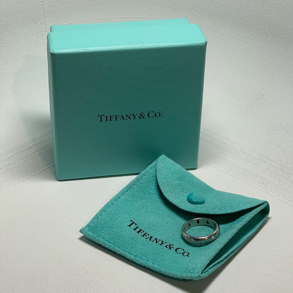 ๐ Tiffany & Co. Etoile Platinum Diamond Ring ๐ - Picture 5 of 6